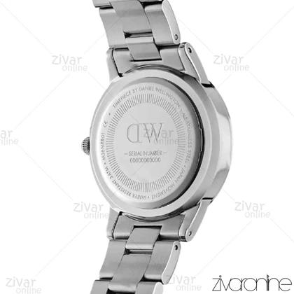 ساعت دنیل ولینگتون آیکونیک لینک مردانه سیلور صفحه سرمه ای 103908