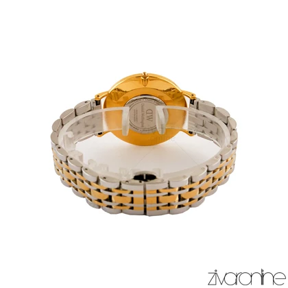 ساعت دنیل ولینگتون مردانه دورنگ طلایی صفحه سبز 105286