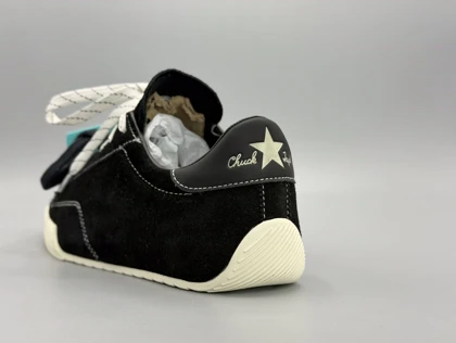 کتانی کانورس چاک تیلور لو LO کرم مشکی / Converse LO