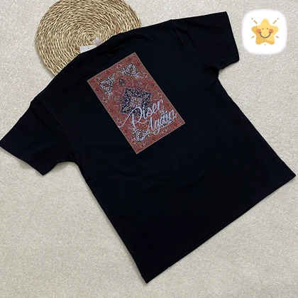 تیشرت مشکی پسرانه پنبه CARPET مناسب 9 تا 15 سال