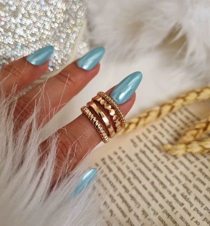 انگشتر پورتوفینو ژوپینگ طرح طلا