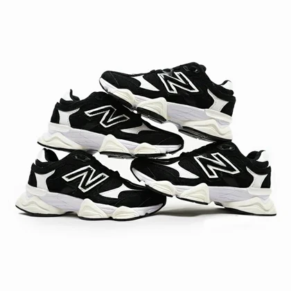 کفش کتانی نیوبالانس 9060 مشکی سفید new balance کد 266655