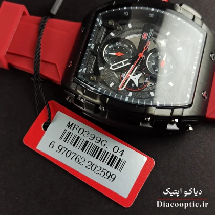 ساعت مچی مردانه اورجینال موتور ژاپنی برند مینی فوکوس سه موتور مدل Mf0399G.04 بند رابر