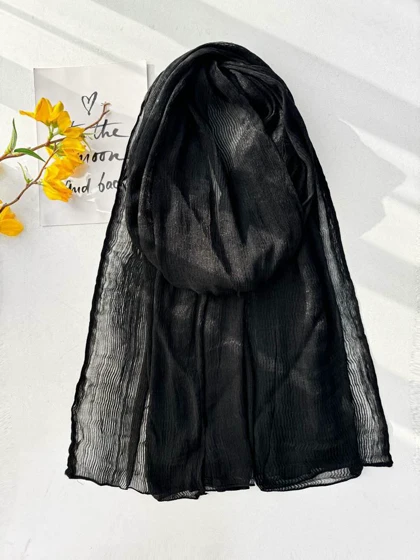 شال مشکی کبریتی