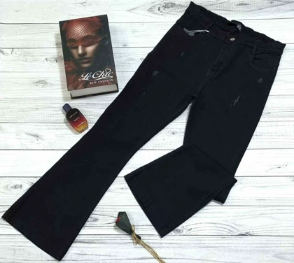 شلوار جین ترک مدل دمپا بوتکات کد 10102