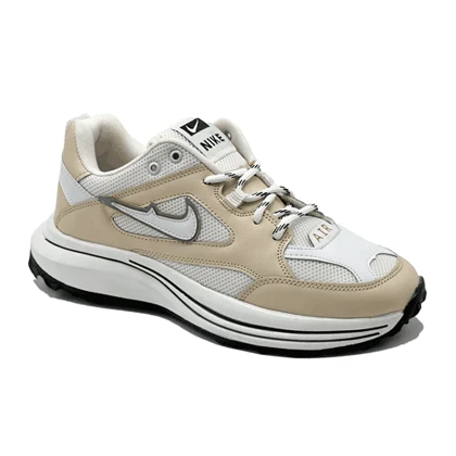 کتانی اسپرت مردانه مدل نایک NIKE رنگ کرم