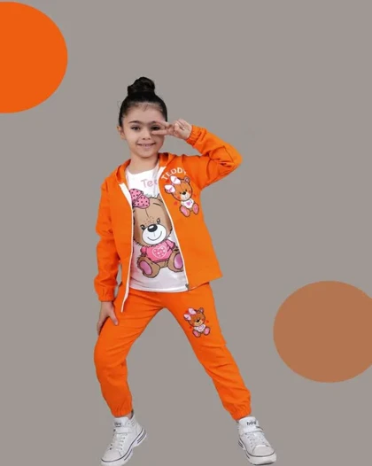 سه تیکه کتان مدل تدی