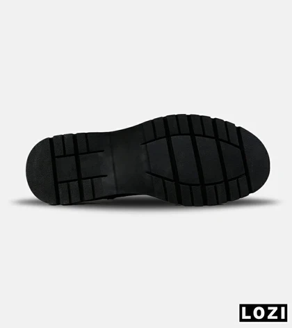 بوت مردانه چرمی مشکی ZARA مدل 7543