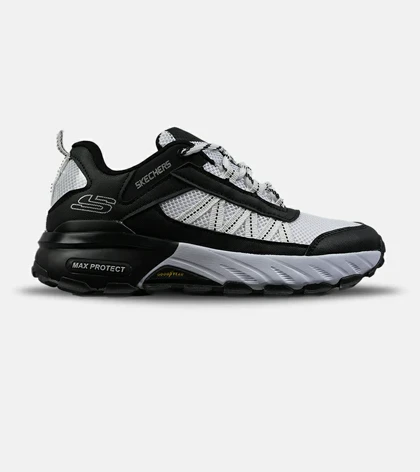 کفش کتانی طبی ورزشی سفید مشکی SKECHERS max protect مدل 8557