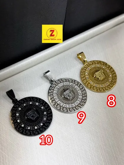 پلاک گردنی مردانه استیل
