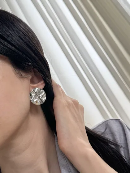 گوشواره سکه ای طرح زارا