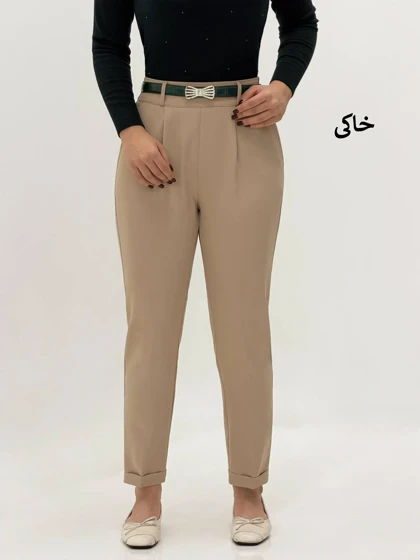 3965-شلوار پاکتی دبل