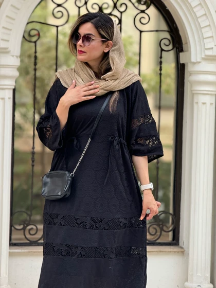 پیراهن مانتویی لاکچری