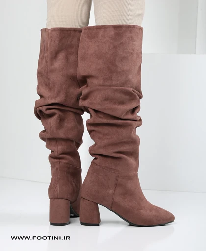 بوت بلند چروک پاشنه‌بلند MR