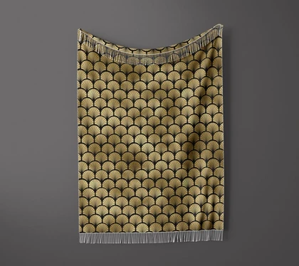 شال مبل ریش دار sofa shawl 234