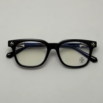عینک بلوکات کروم هارتز مشکی نقره ای Chrome Hearts 2273 با پک کامل کروم هارتز - کیفیت مستر