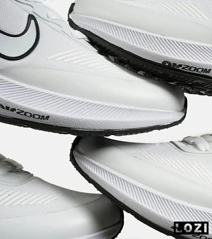 کفش کتانی مردانه و زنانه سفید نایک NIKE air zoom مدل 7183