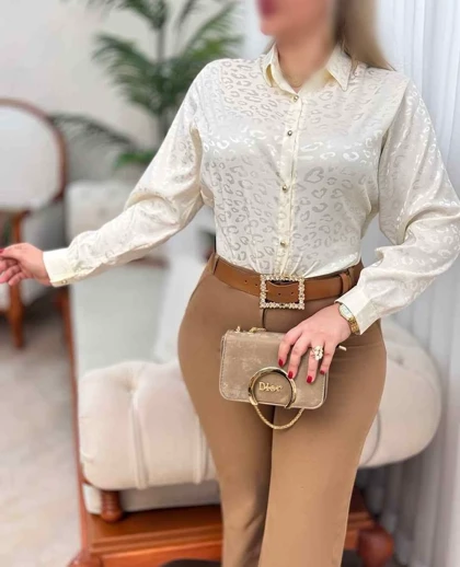 شومیز جلودکمه مدل پریناز کد 50197