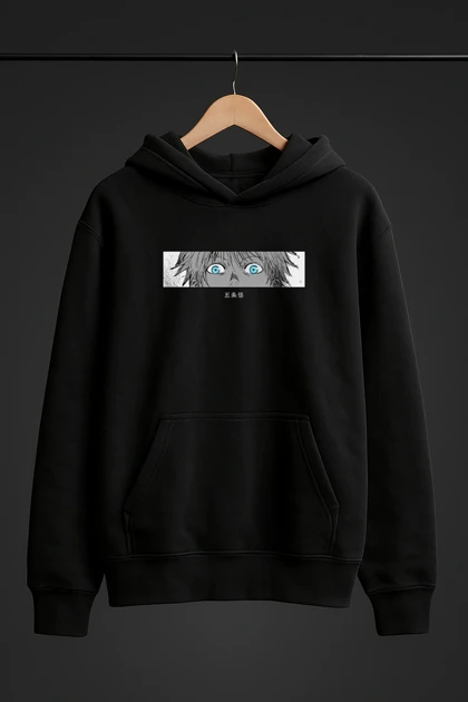 هودی مشکی طرح جوجوتسو کایسن 2