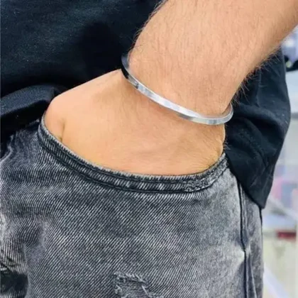 بنگل استیل طرح پیچ مردانه