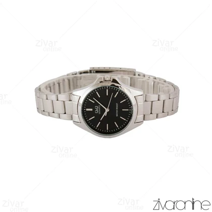 ساعت کیو اند کیو زنانه استیل صفحه مشکی 105349