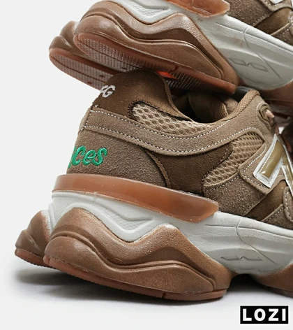 کفش کتانی مردانه قهوه ای زیتونی NEW BALANCE 9060