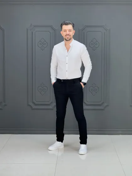پیراهن 031419 AKOMOD سفید