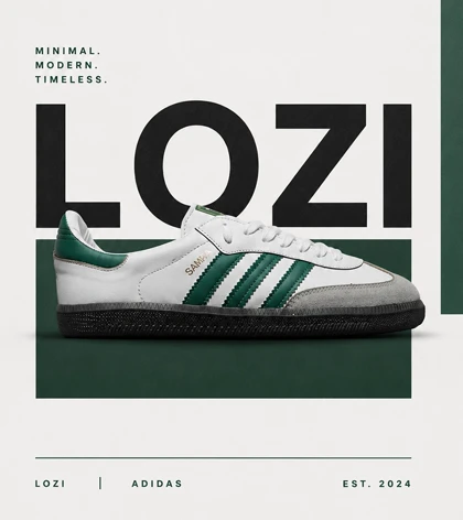 کفش کتانی مردانه و زنانه سامبا سفید سبز ADIDAS Samba مدل 7261