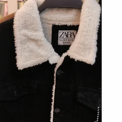 کت جین مشکی خزدار مردانه کیفیت عالی _ دیلم پلاس