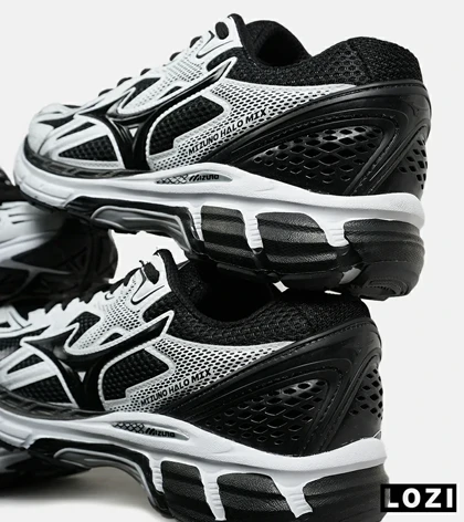 کفش کتانی مردانه سفید مشکی MIZUNO Halo Mix Cool