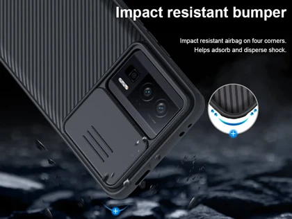 قاب شیائومی ردمی کا60/کا60 پرو/پوکو اف5 پرو نیلکین Nillkin Xiaomi Redmi K60/K60 Pro/Poco F5 Pro CamShield Pro Case
