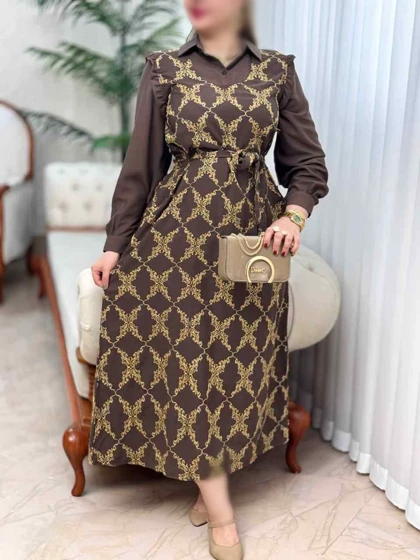 پیراهن طلاکوب پروانه کد 50207