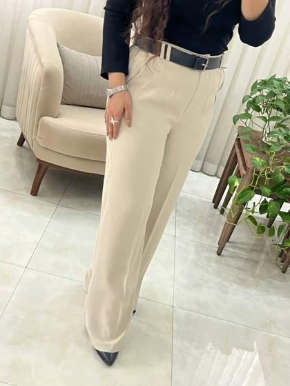 شلوار پارچه ای راسته دخترانه و زنانه