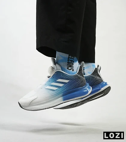 کفش کتانی مردانه آبی سفید ADIDAS Solar disk V2