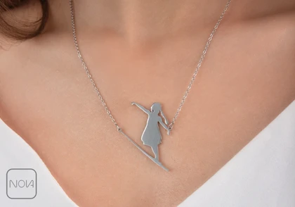 گردنبند استیل اسکی