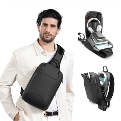 کیف کراس بادی مردانه بنج BANGE BG-8031 ضدآب مناسب آیپد 11 اینچ