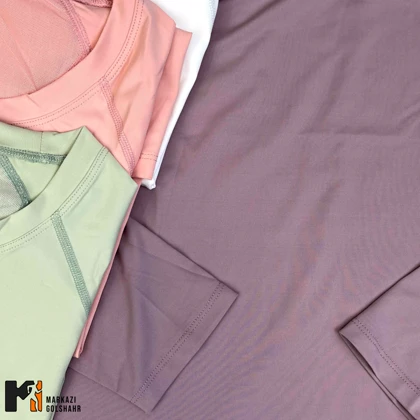 تیشرت زنانه آستین بلند پارچه اسپان کد 098