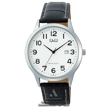 ساعت کیو اند کیو بند چرمی Q&Q A44A-004PY