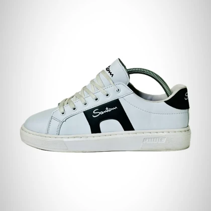 ونس مردانه سام تام سفید مشکی