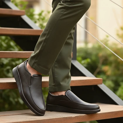 کفش چرم مردانه مدل پاتریک