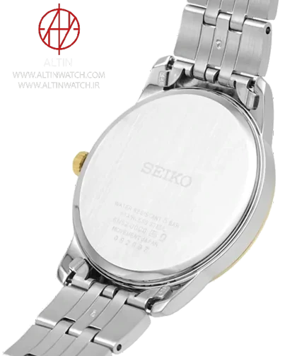 ساعت مچی مردانه سیکو (Seiko) مدل SUR402P1 (کوارتز، استیل دو رنگ، شیشه سافایر، تقویم‌دار)
