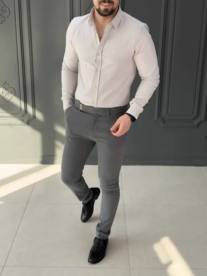 پیراهن 030120 DIOR کرم روشن