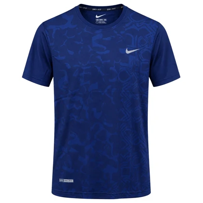 تیشرت ورزشی مردانه نایک مدل Dri Fit-7042 سرمه ای