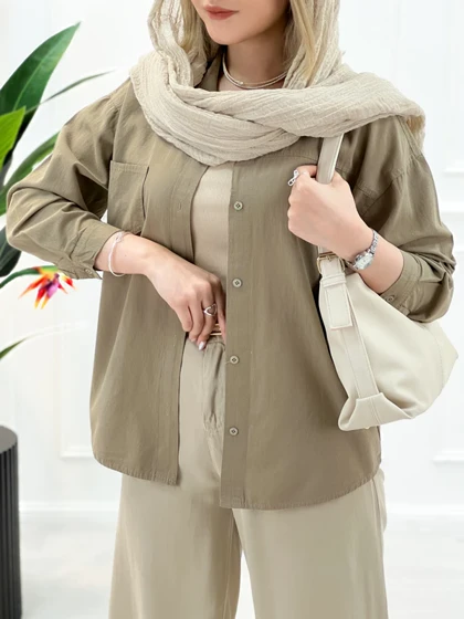 شومیز زنانه جلو دکمه آیدا