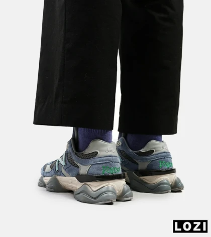 کفش کتانی مردانه آبی خاکستری NEW BALANCE 9060
