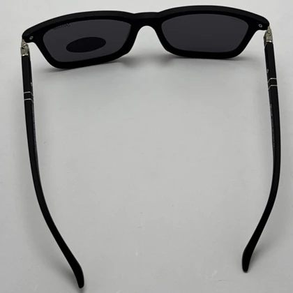 عینک آفتابی پلاریزه پرسول PERSOL مستطیلی لولا فنری کد P 8016 - عینک رانندگی - سایز متوسط