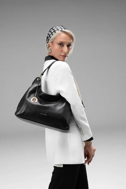 کیف دستی زنانه چرم مصنوعی دسته دار دیوید جونز DAVIDJONES