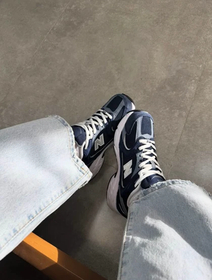 کتانی ویتنامی نیوبالانس 530 سورمه ابی New balance 530 NAVY ARCTIC GREY