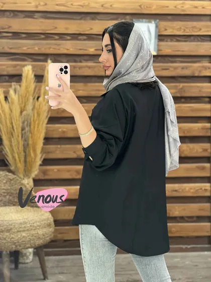مانتو نگین‌دار طرح چهره