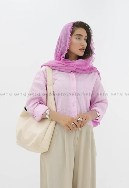 شومیز شیشه ای پولتی باکسی